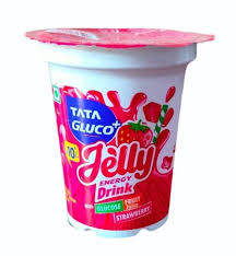 TATA GLUCO STRAWBERRY JELLY DRINK 10